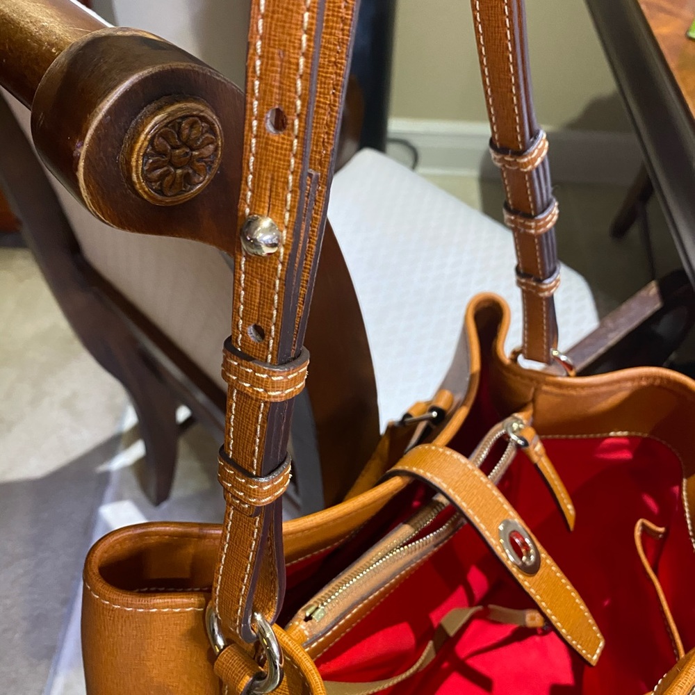 Dooney & Bourke Steffano leather satchel - Picture 11 of 12